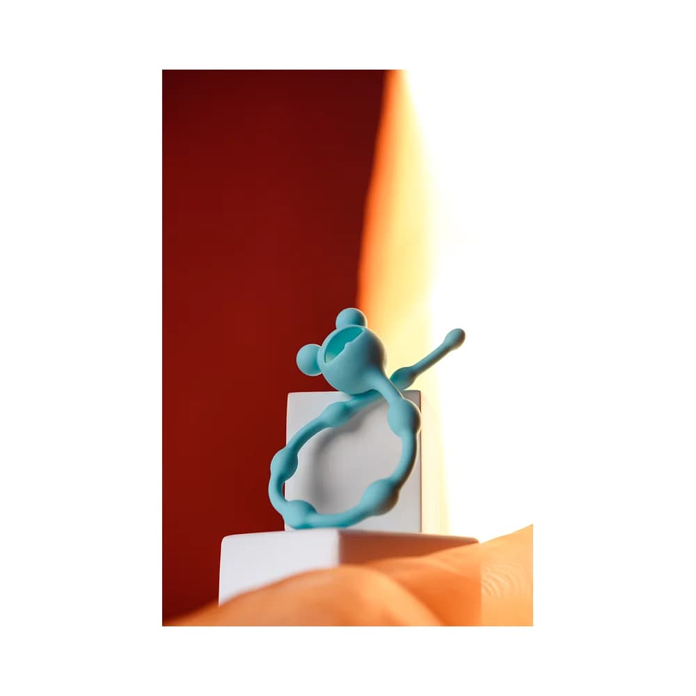 ToDo by Toyfa Froggy Esnek Silikon Mavi Anal Zinciri 27.4 cm thumbnail 6