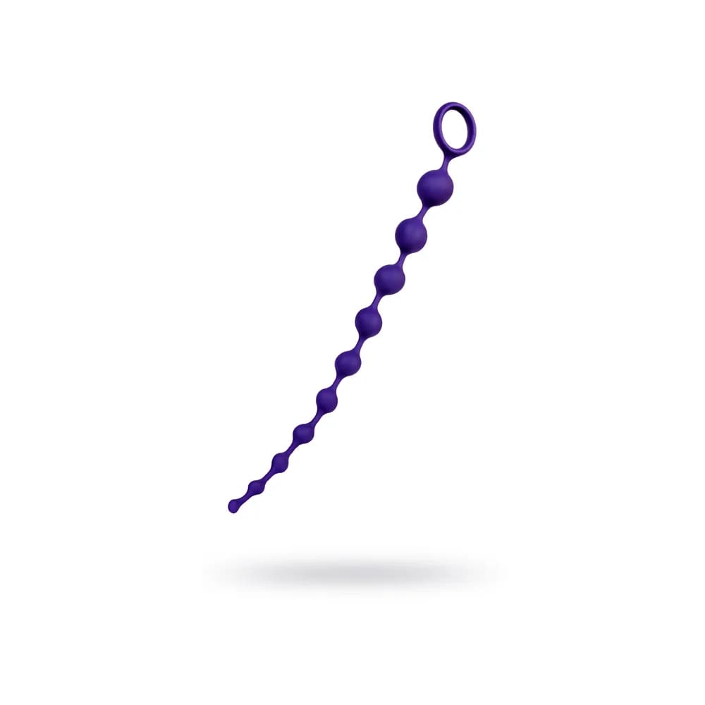 ToDo by Toyfa Grape Mor Esnek Silikon Anal Boncuk ve Zinciri 35 cm