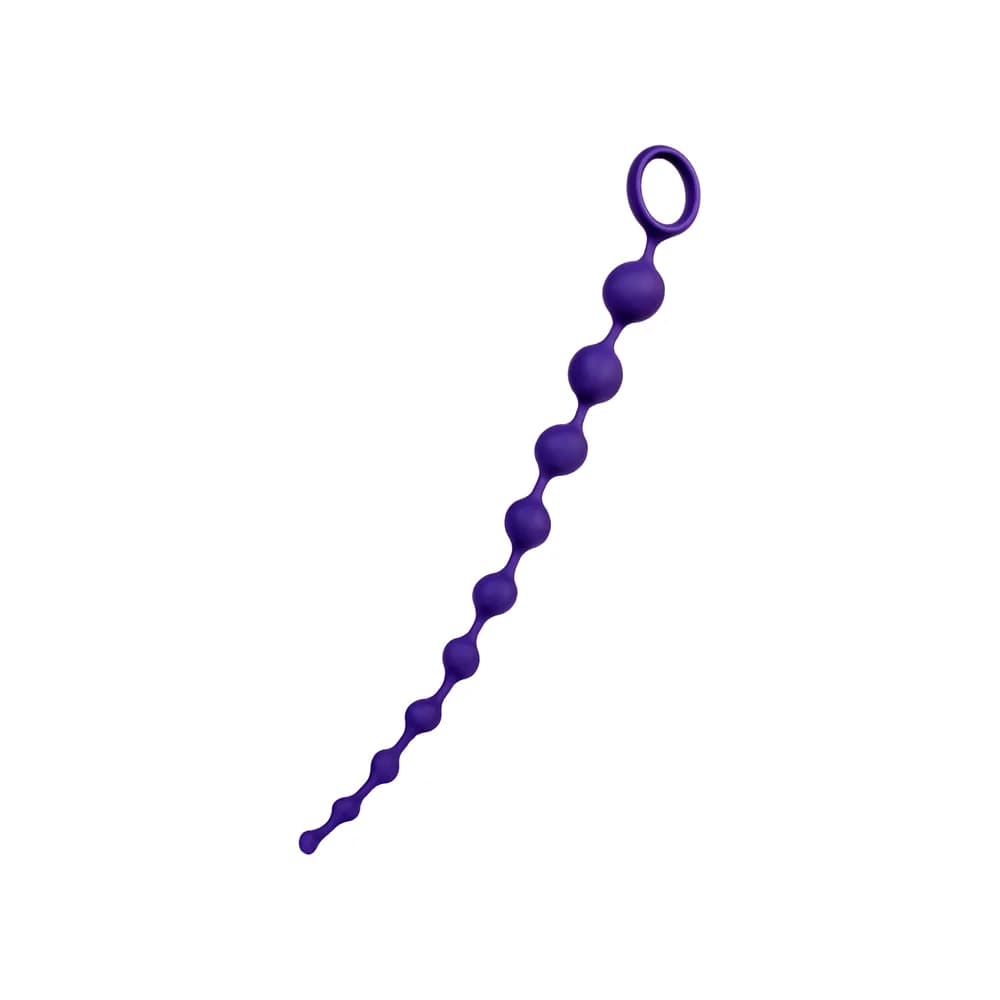 ToDo by Toyfa Grape Mor Esnek Silikon Anal Boncuk ve Zinciri 35 cm thumbnail 2