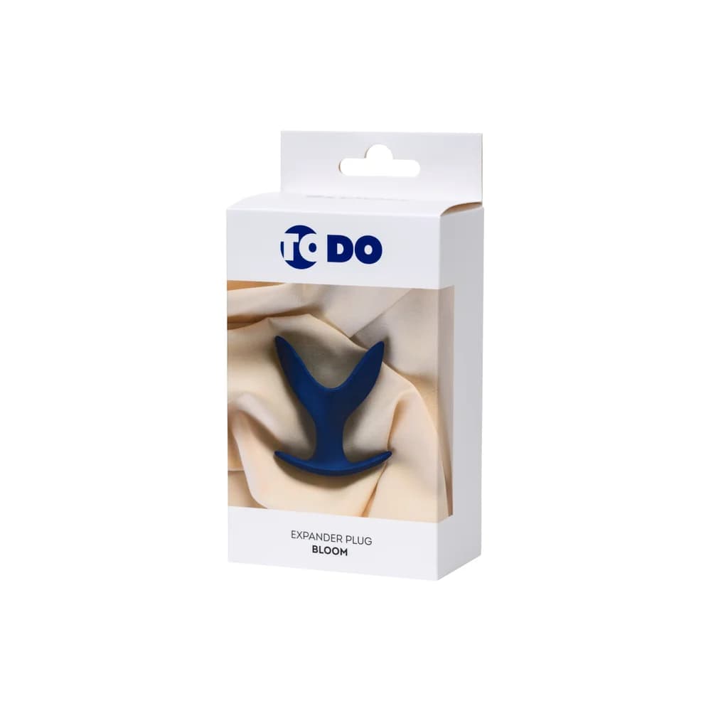 ToDo by Toyfa Bloom Genişleyen Mavi Silikon Anal Kılıf ve Plug 9 cm thumbnail 6