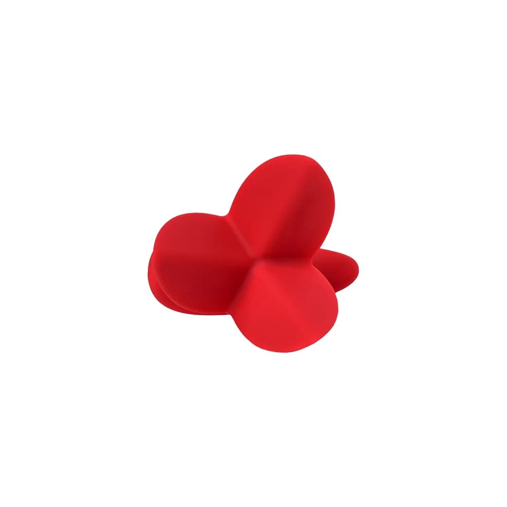 ToDo by Toyfa Flower Silikon Genişleyen Anal Kılıf - Kırmızı, 9 cm thumbnail 4