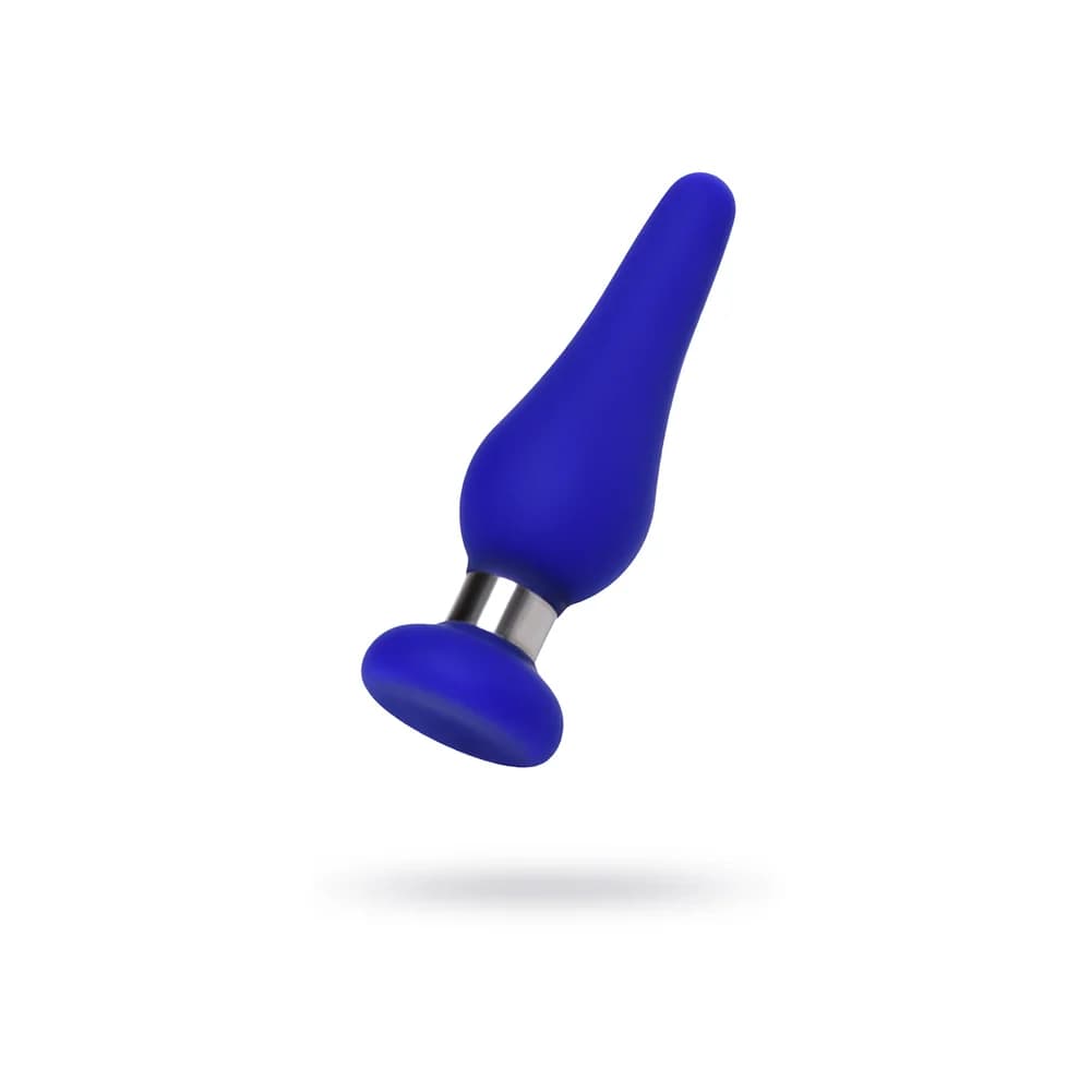 ToDo by Toyfa Klasik Silikon Anal Plug - Mavi, S Beden, 10 cm