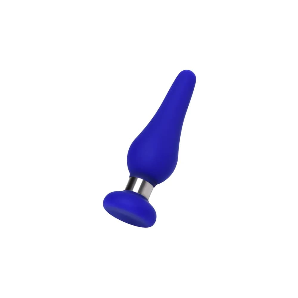 ToDo by Toyfa Klasik Silikon Anal Plug - Mavi, S Beden, 10 cm thumbnail 3