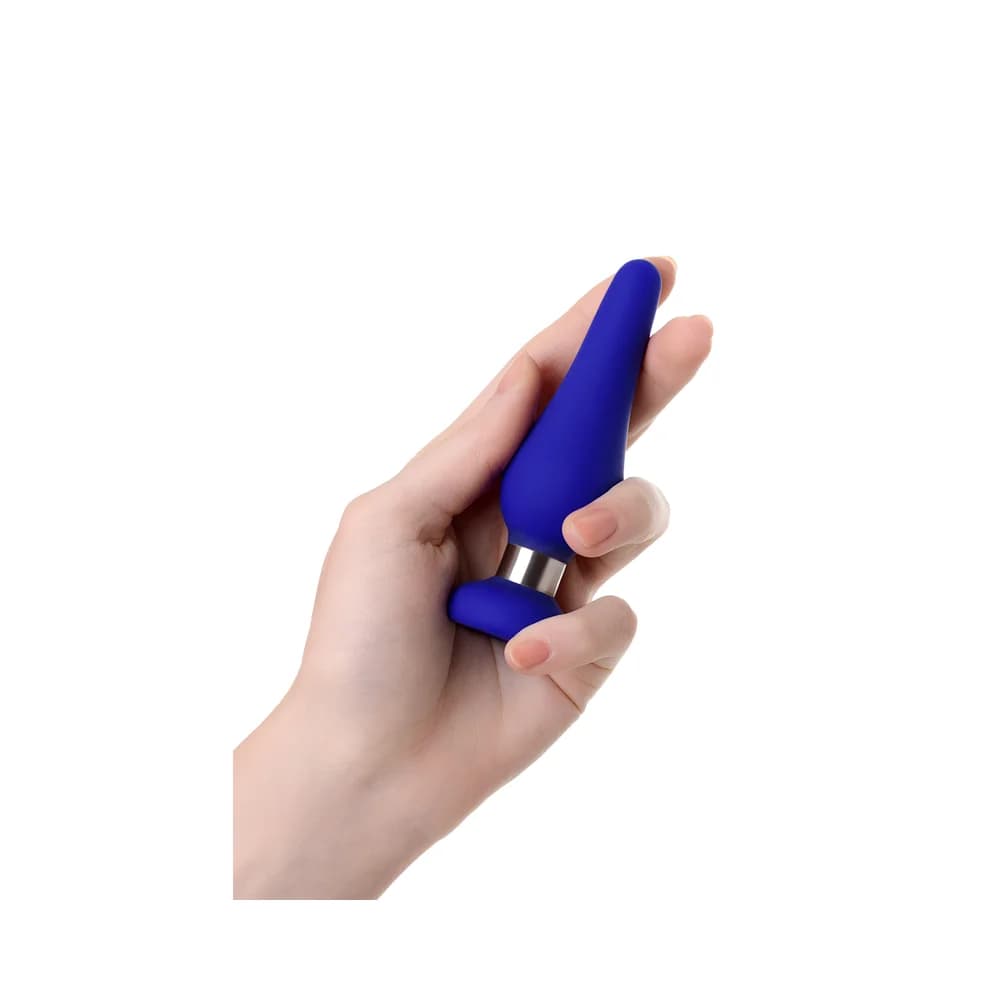 ToDo by Toyfa Klasik Silikon Anal Plug - Mavi, S Beden, 10 cm thumbnail 4