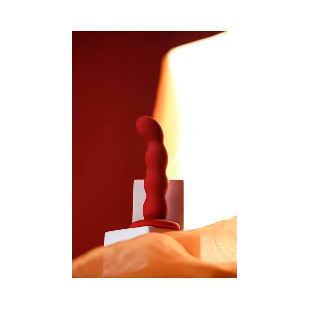 ToDo by Toyfa Favorite Kırmızı Silikon 13 cm Anal Plug thumbnail 8