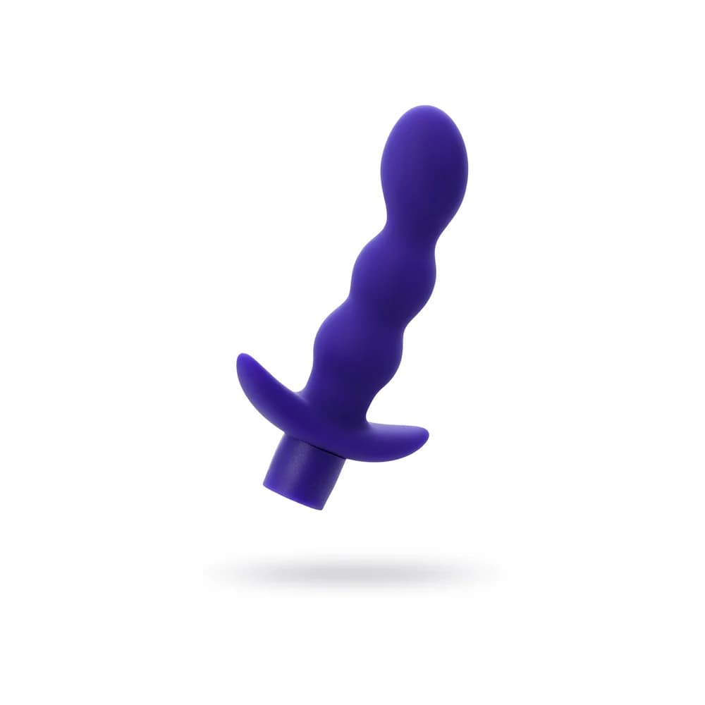 ToDo by Toyfa Adore Titreşimli Silikon Anal Plug Mavi 15 cm
