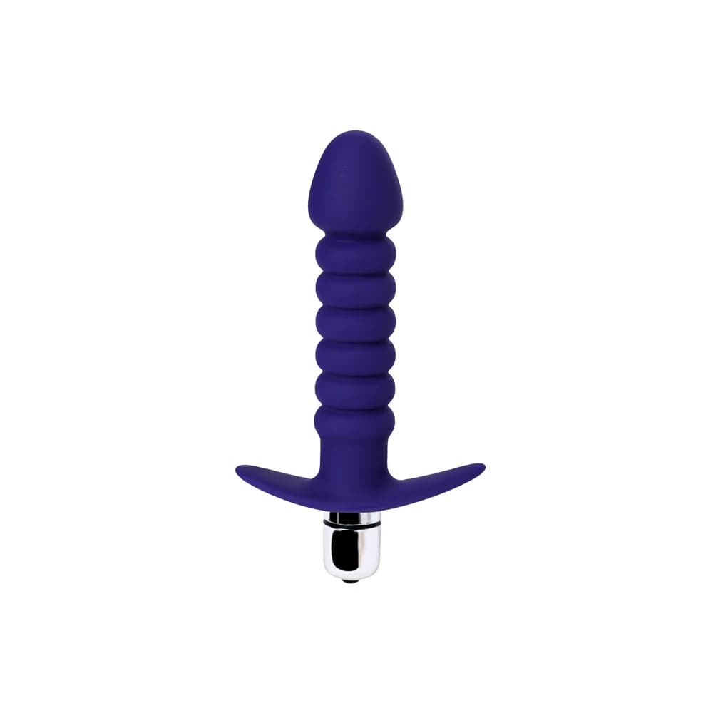 ToDo by Toyfa Condal Suya Dayanıklı Kabartmalı Mor Anal Vibratör 14 cm thumbnail 2