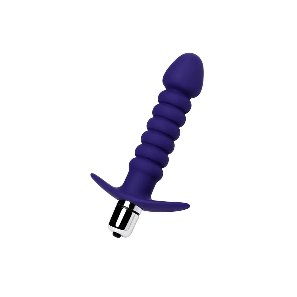 ToDo by Toyfa Condal Suya Dayanıklı Kabartmalı Mor Anal Vibratör 14 cm thumbnail 4