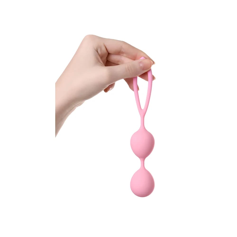 A-Toys by TOYFA Rai Silikon Vajinal Egzersiz ve Kegel Topları - Pembe thumbnail 3