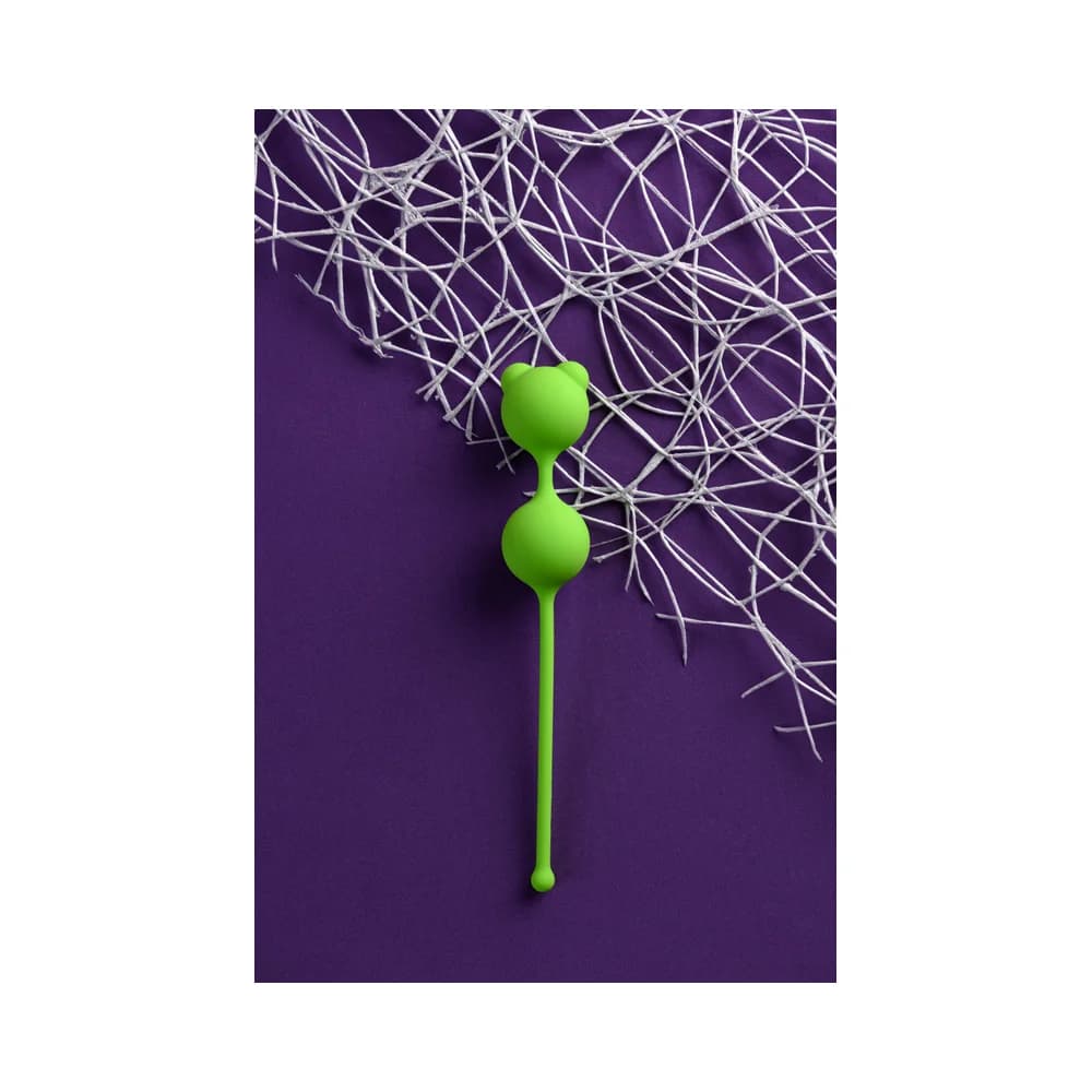 A-Toys by TOYFA Meeko Yeşil Silikon Kegel ve Vajinal Egzersiz Topu 16.4 cm thumbnail 6