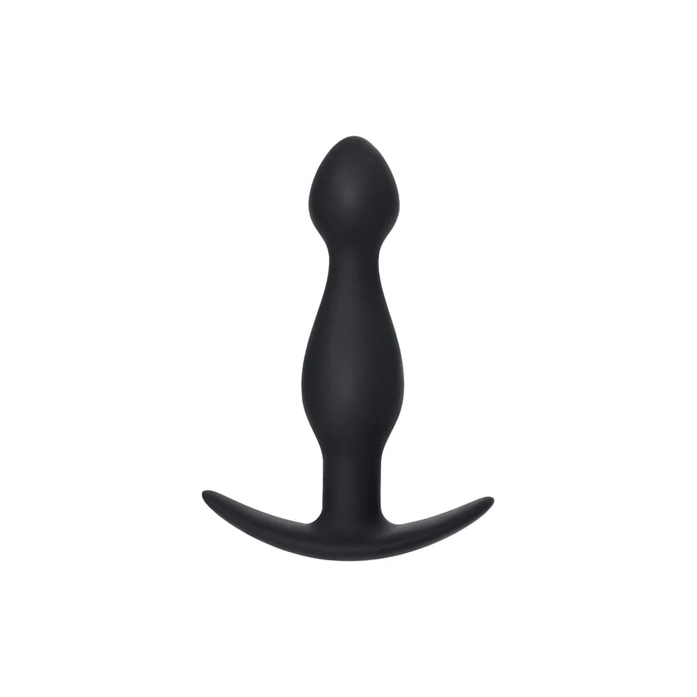 A-Toys by TOYFA S Beden Siyah Silikon Anal Plug 11.5 cm thumbnail 2