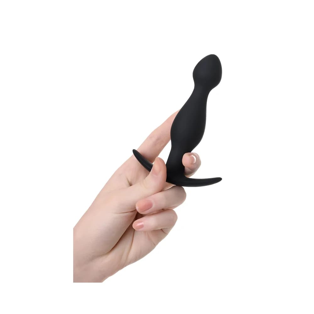 A-Toys by TOYFA S Beden Siyah Silikon Anal Plug 11.5 cm thumbnail 5