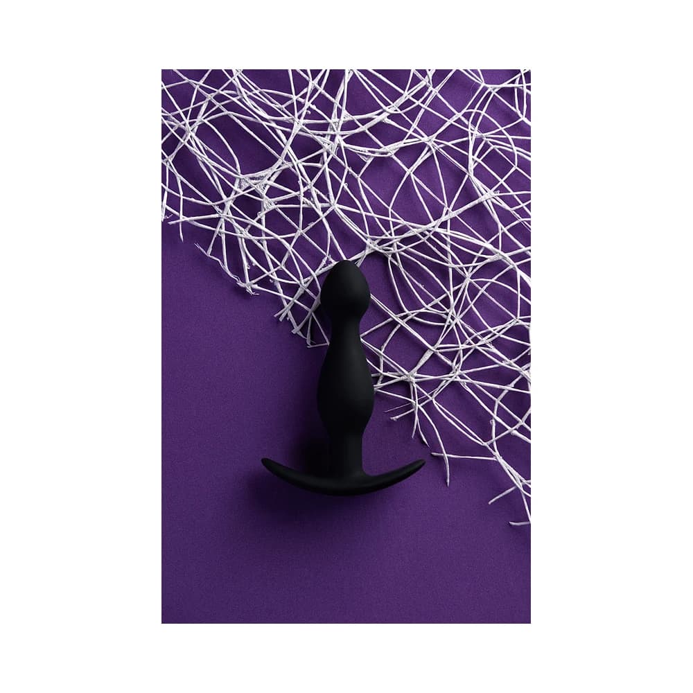 A-Toys by TOYFA S Beden Siyah Silikon Anal Plug 11.5 cm thumbnail 8