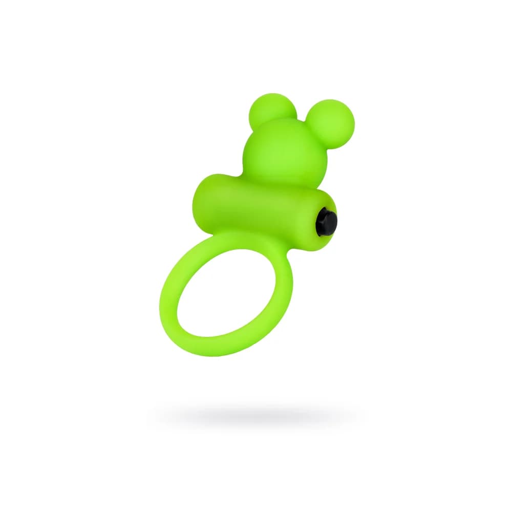 A-Toys by TOYFA Chio Titreşimli Silikon Penis Halkası Yeşil 8.1 cm