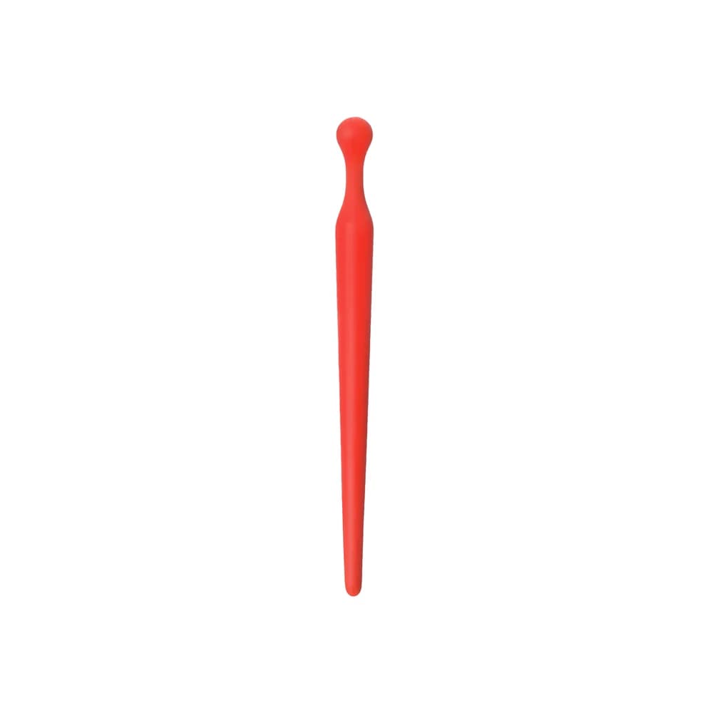 Black & Red by TOYFA Silikon Penis Plug Kırmızı 10 cm thumbnail 2