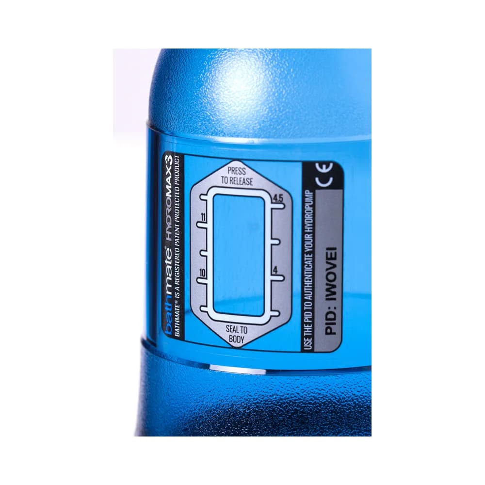 Bathmate Hydromax 3 Hidrolik Penis Pompası, ABS Plastik, Mavi, 22 cm thumbnail 8