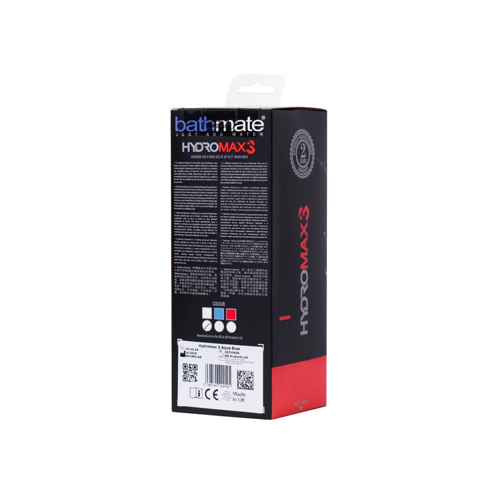 Bathmate Hydromax3 Hidrolik Penis Pompası Transparan 22 cm thumbnail 8