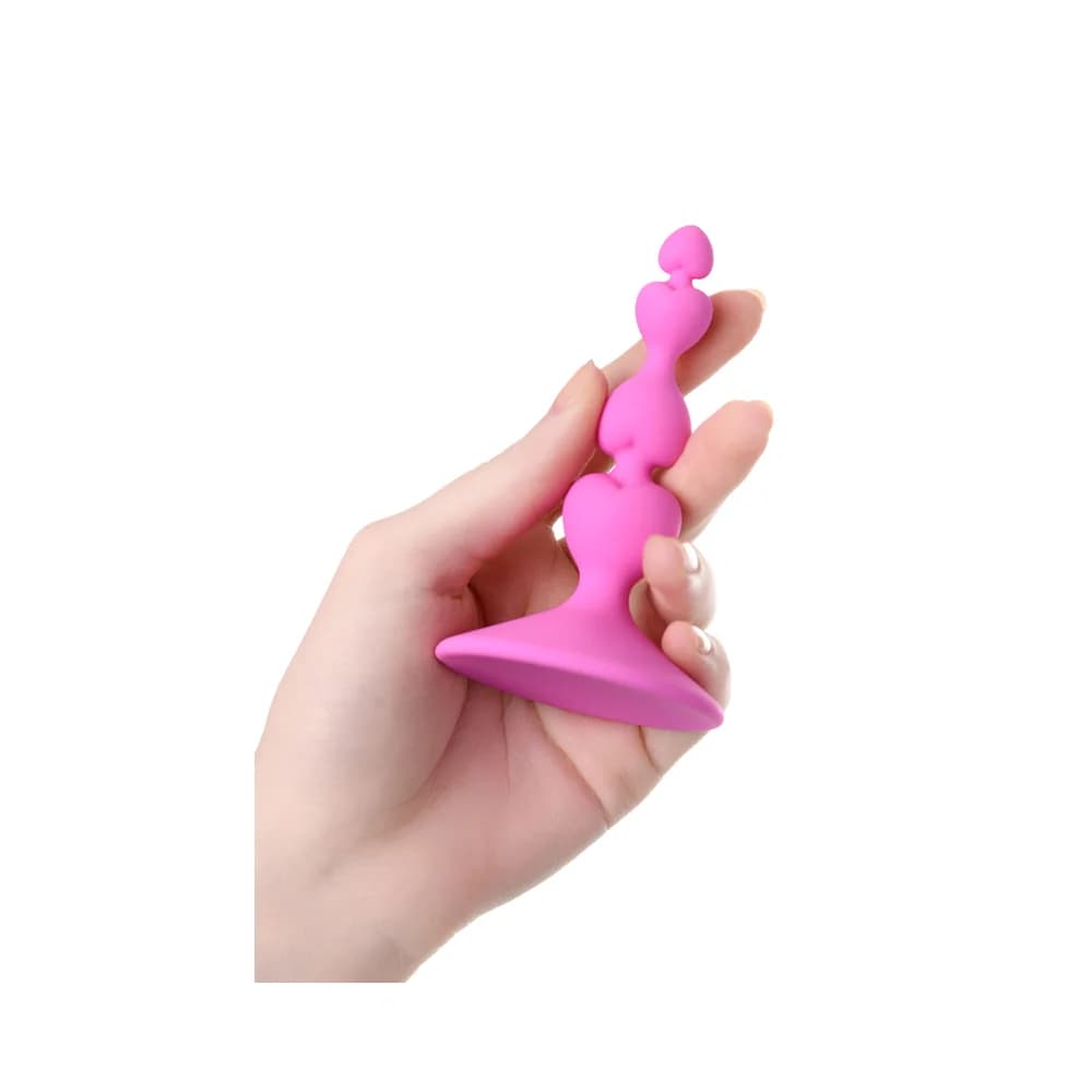Eromantica Silikon Pembe 8 cm Anal Kılıf ve Plug thumbnail 4