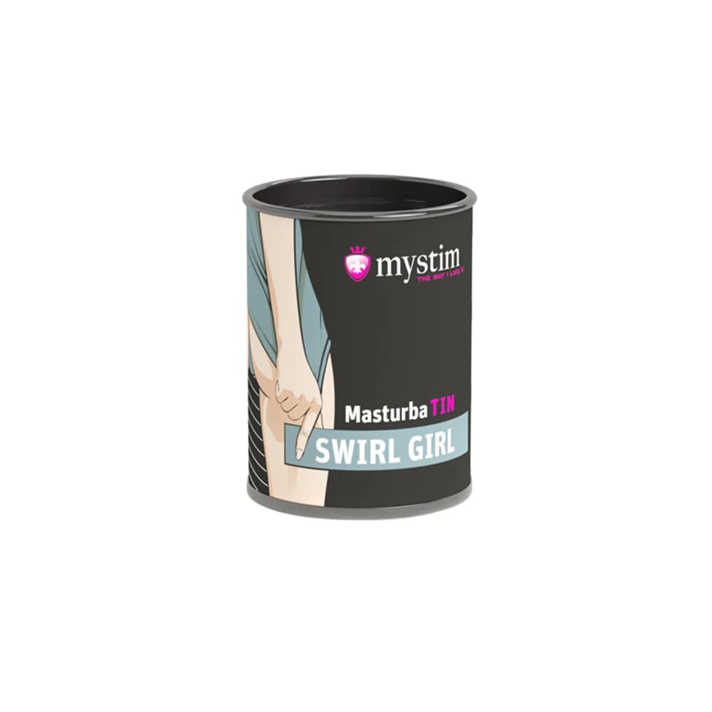 Mystim Masturbatin Swirl Girl Beyaz TPE 4.5 cm Erkek Mastürbatör thumbnail 3