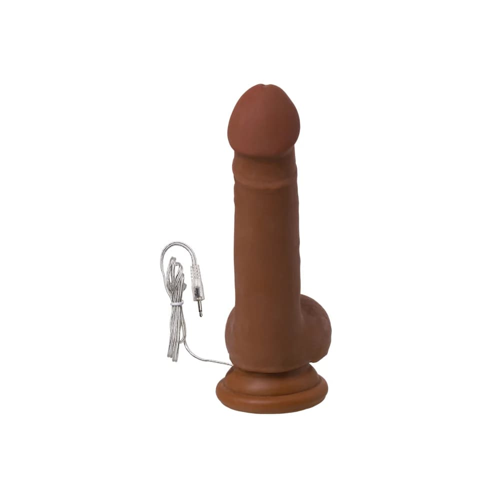 RealStick Elite Mulatto Kahverengi 13 cm Uzaktan Kumandalı Gerçekçi Vibratör thumbnail 3