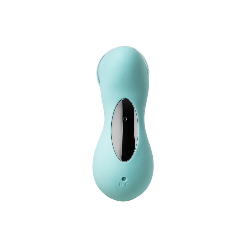 Jos Dingo Dilli Klitoral Vakum Vibratörü Cam Göbeği 9.5 cm thumbnail 4