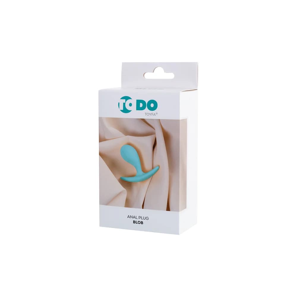 ToDo by Toyfa Blob Silikon Anal Plug Mavi 5.5 cm thumbnail 6
