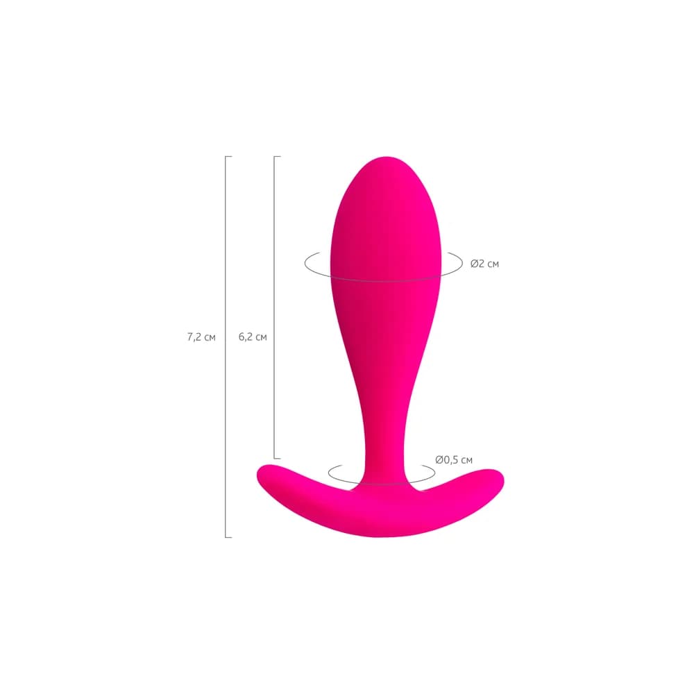 ToDo by Toyfa Hub Silikon Anal Plug - Pembe 7.2 cm thumbnail 8
