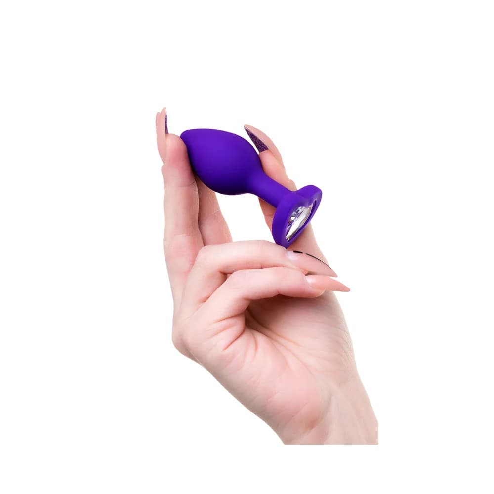 ToDo by Toyfa Diamond Heart Silikon Mor Anal Plug 7 cm thumbnail 5