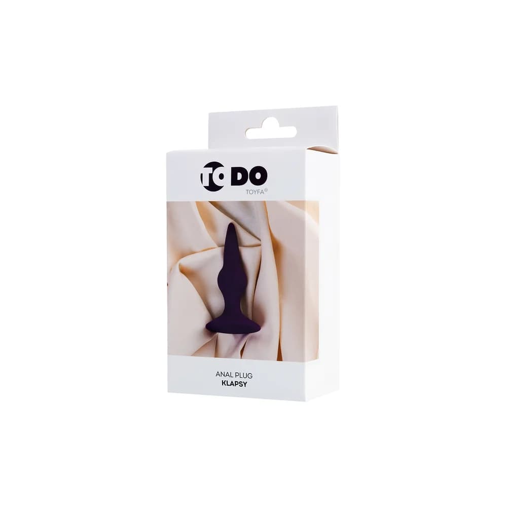 ToDo by Toyfa Klapsy Silikon Anal Plug, Mor, 10.5 cm thumbnail 6