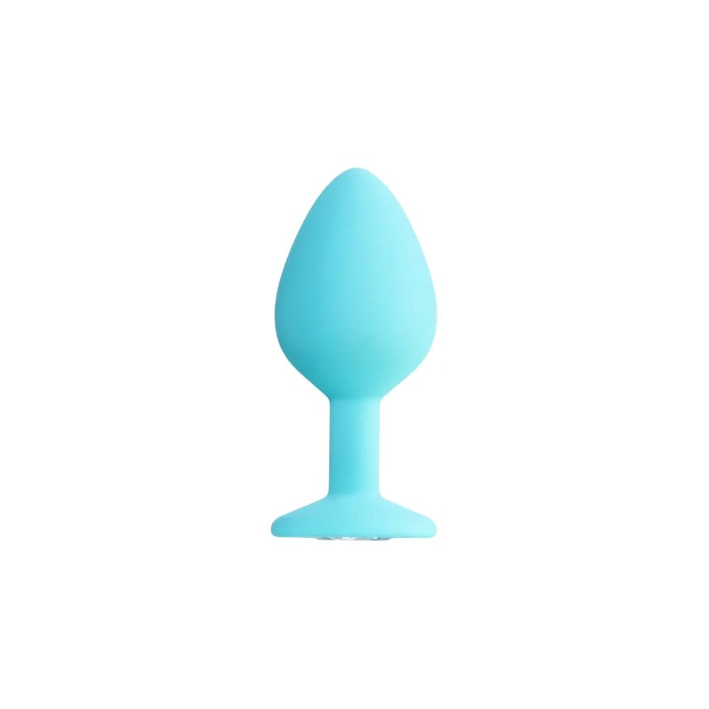 ToDo by Toyfa Brilliant Silikon Anal Plug - Mavi, 8 cm thumbnail 2