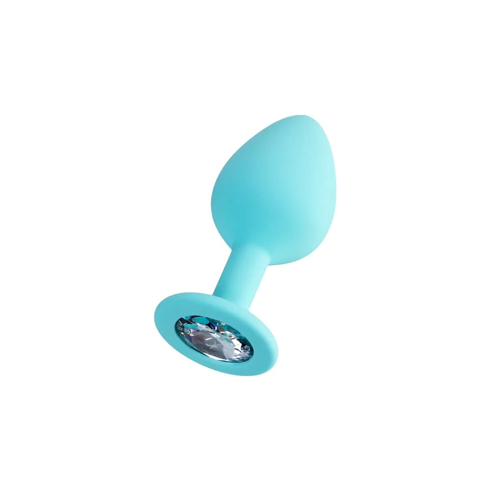 ToDo by Toyfa Brilliant Silikon Anal Plug - Mavi, 8 cm thumbnail 4