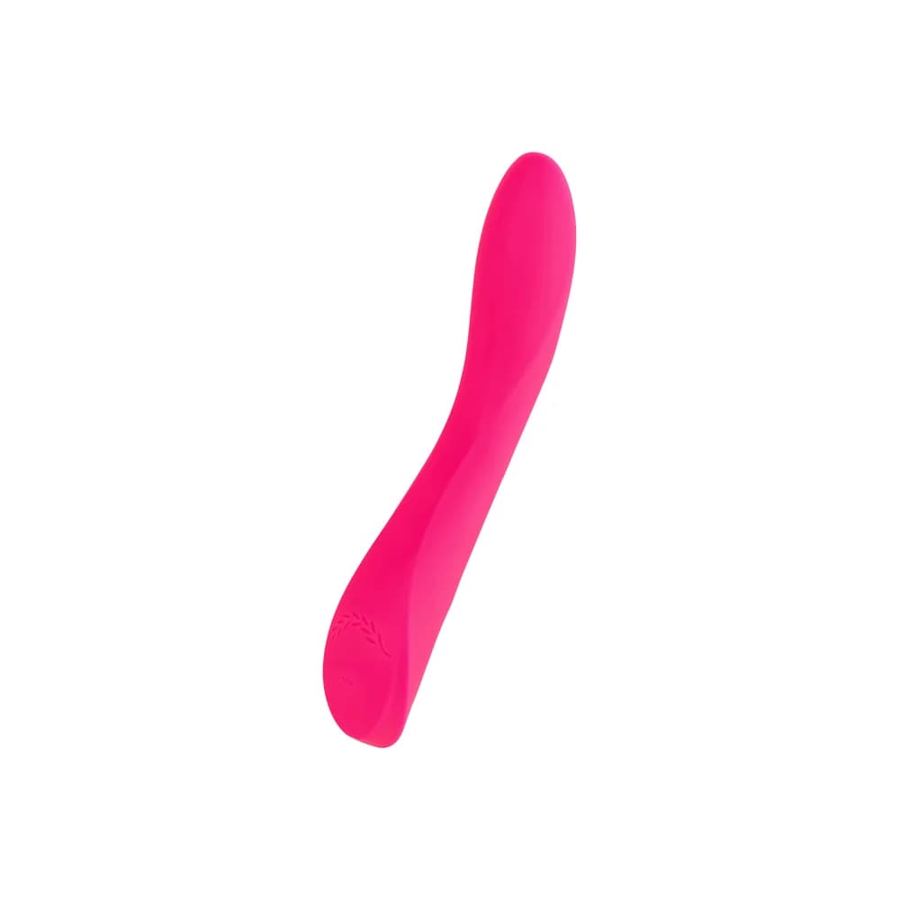 Jos Twig Pembe Silikon G Noktası Stimülatörlü USB Şarjlı Dokunmatik Vibratör 20.5 cm thumbnail 2