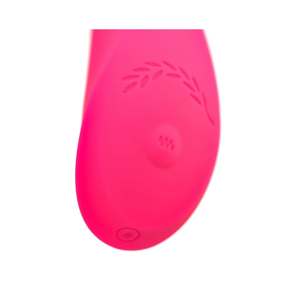 Jos Twig Pembe Silikon G Noktası Stimülatörlü USB Şarjlı Dokunmatik Vibratör 20.5 cm thumbnail 12