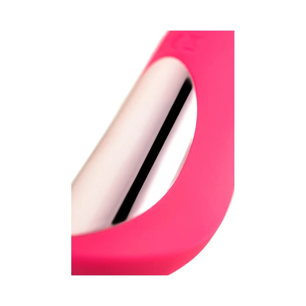 Jos Twig Pembe Silikon G Noktası Stimülatörlü USB Şarjlı Dokunmatik Vibratör 20.5 cm thumbnail 13