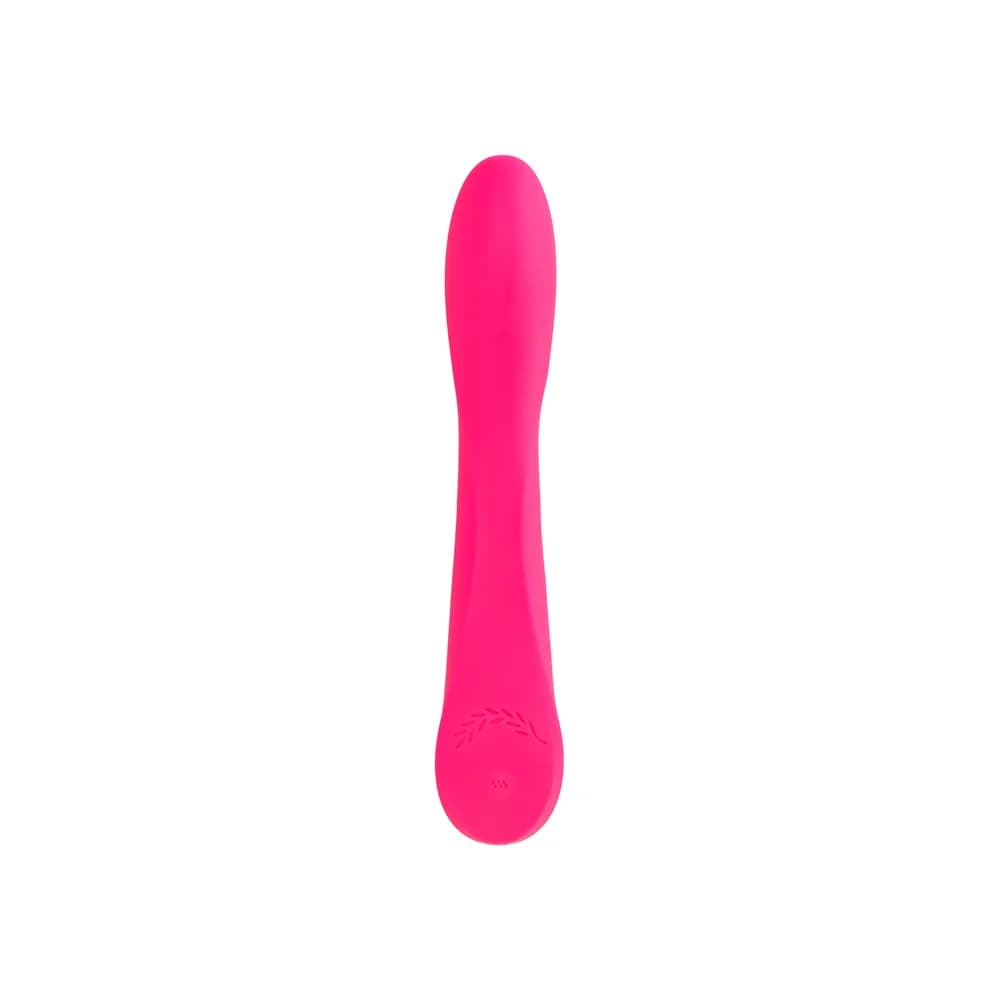 Jos Twig Pembe Silikon G Noktası Stimülatörlü USB Şarjlı Dokunmatik Vibratör 20.5 cm thumbnail 3
