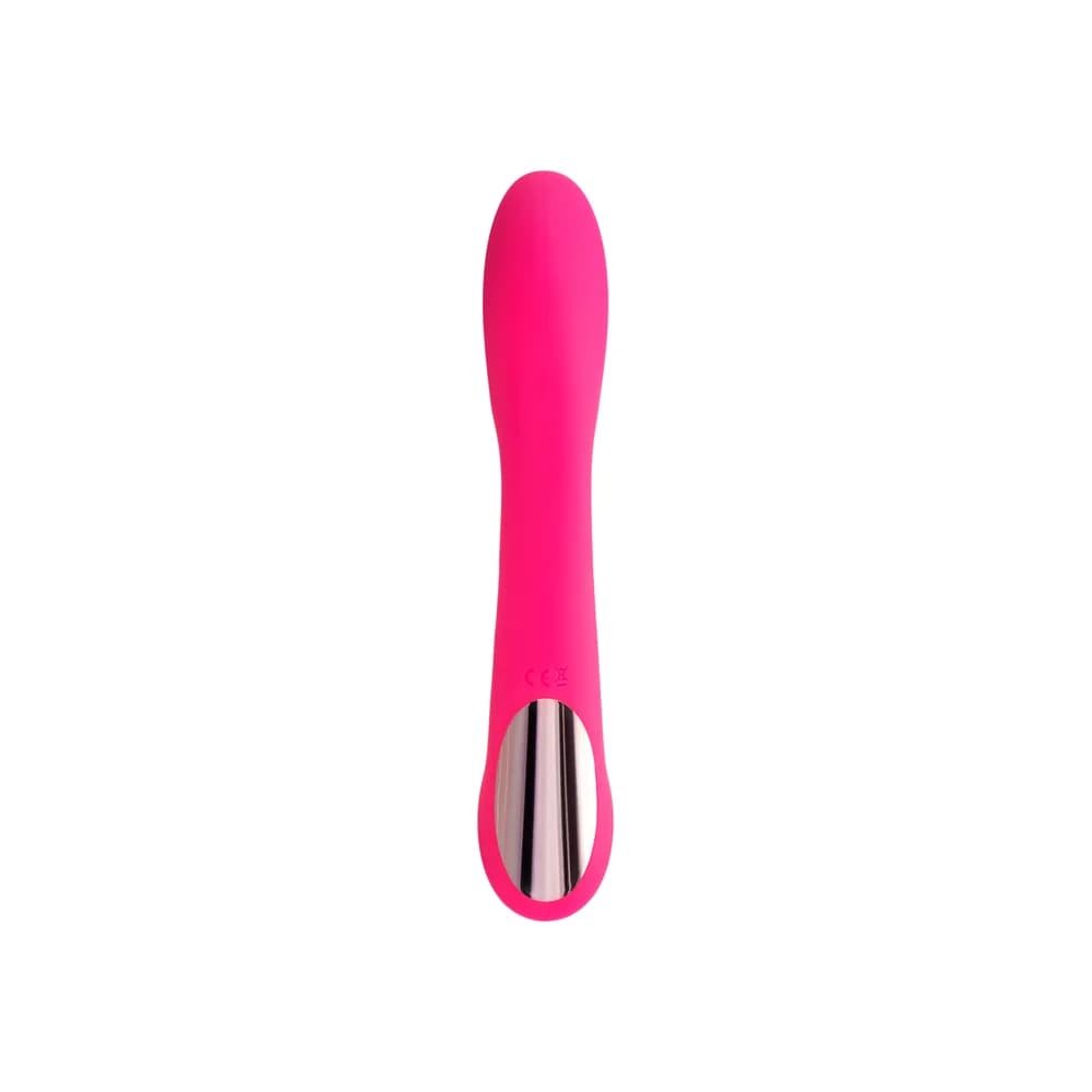 Jos Twig Pembe Silikon G Noktası Stimülatörlü USB Şarjlı Dokunmatik Vibratör 20.5 cm thumbnail 5