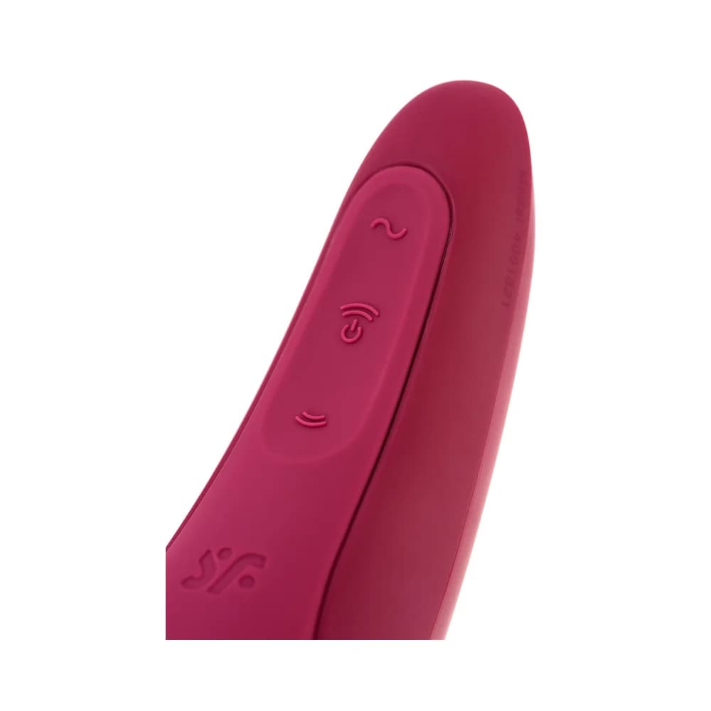 Satisfyer Curvy 1 Connect App Uzaktan Kontrollü Kırmızı Vakumlu Klitoris Vibratörü thumbnail 17