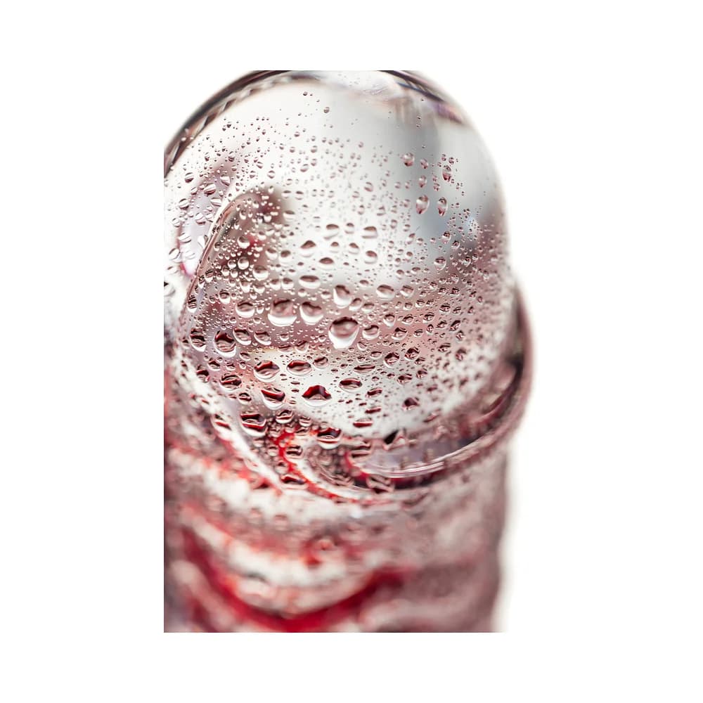 Sexus Glass Transparan Cam 16 cm Kabartmalı Fantezi Dildo thumbnail 10