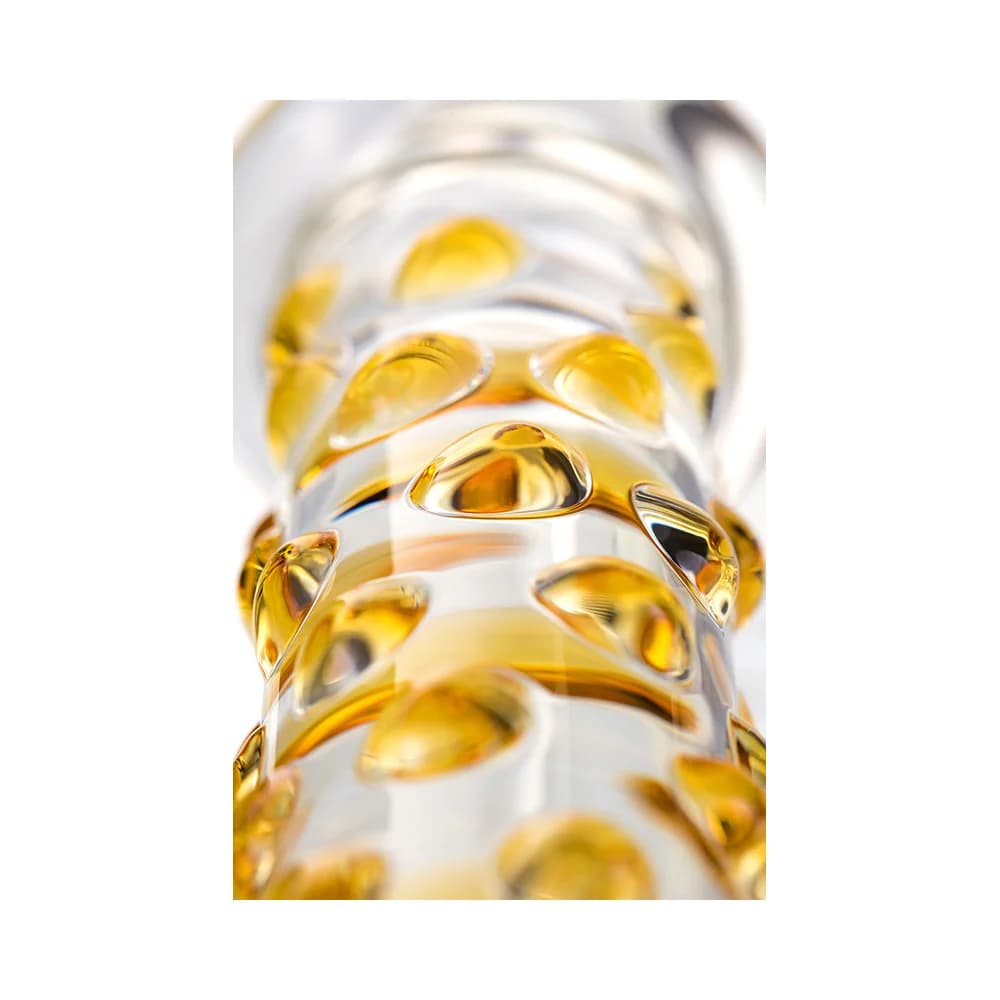 Sexus Glass Şeffaf Çift Taraflı Cam Dildo 25 cm thumbnail 6