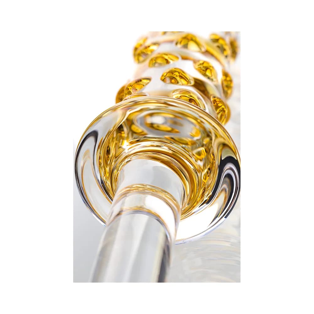 Sexus Glass Şeffaf Çift Taraflı Cam Dildo 25 cm thumbnail 7