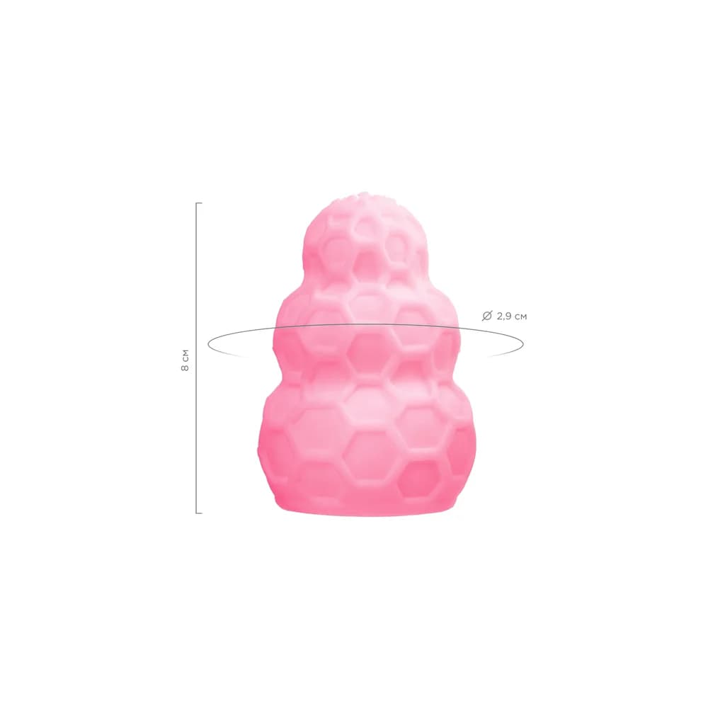 A-Toys by TOYFA Flaff Çift Taraflı Kompakt TPE Mastürbatör - Pembe 8 cm thumbnail 13