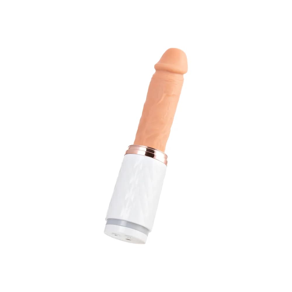 Motorlovers by TOYFA Beyaz ABS 29 cm Isıtmalı ve Titreşimli Otomatik Seks Makinesi thumbnail 9