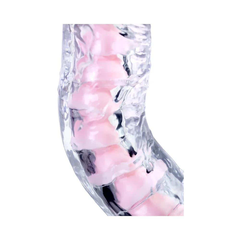 A-Toys by TOYFA Paret Şeffaf 18 cm TPE Esnek Vantuzlu Gerçekçi Jel Dildo thumbnail 10