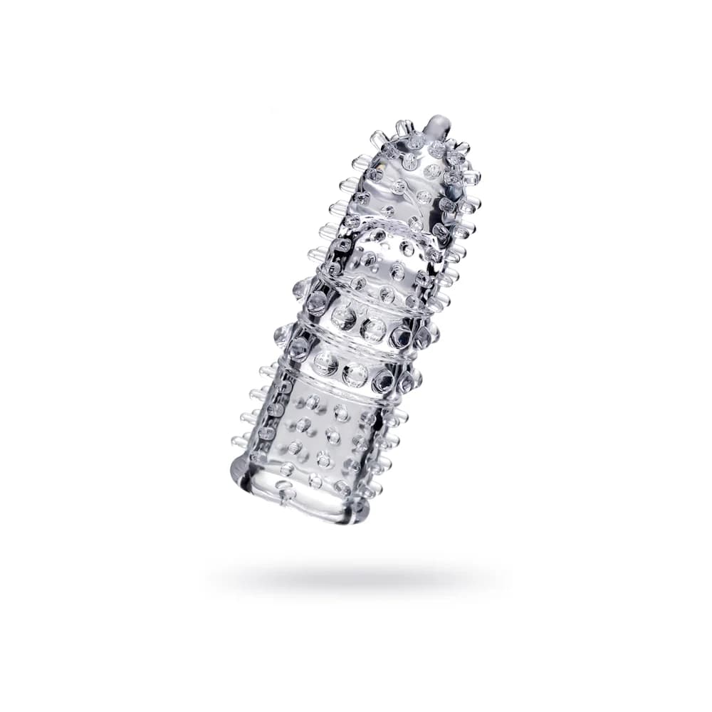 A-Toys by TOYFA Arbo Transparan Parmak Ucu Vibratör 8 cm
