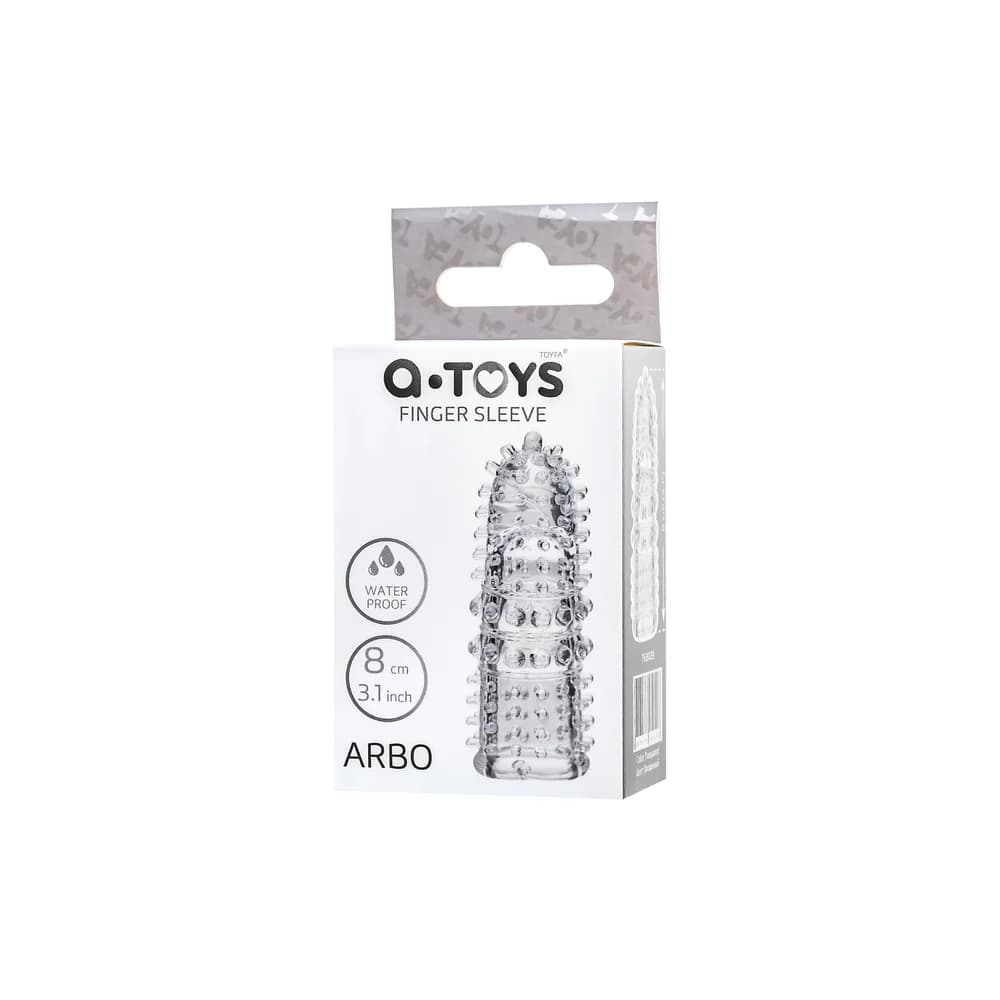 A-Toys by TOYFA Arbo Transparan Parmak Ucu Vibratör 8 cm thumbnail 4
