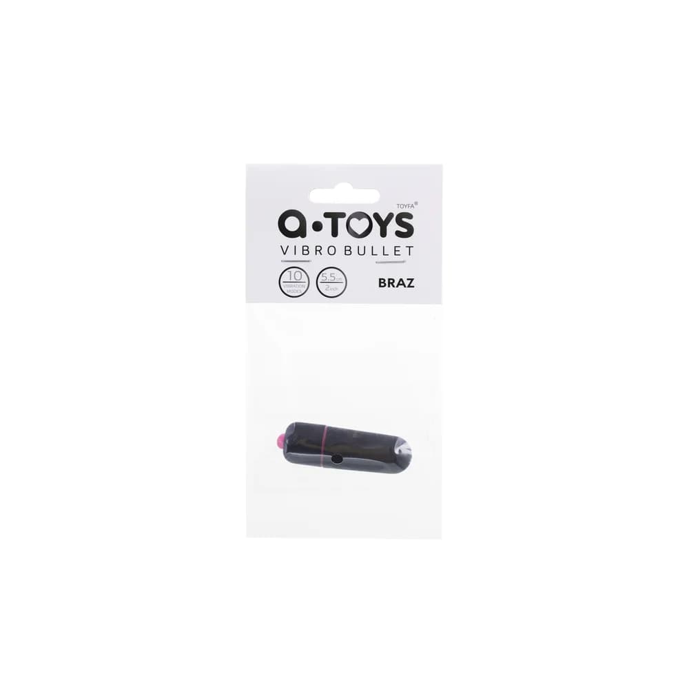 A-Toys by TOYFA Braz ABS Plastik Mini Titreşim Çubuğu, Siyah, 5.5 cm thumbnail 2