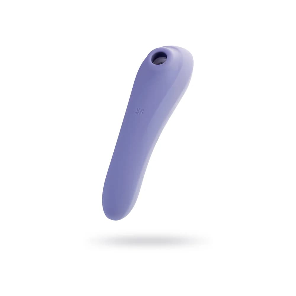 Satisfyer Dual Pleasure Mor Vakumlu Klitoral ve G Noktası Vibratörü 17.9 cm