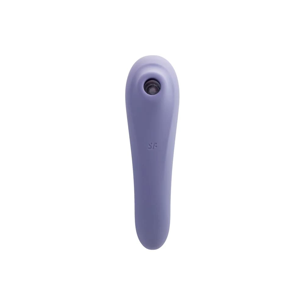 Satisfyer Dual Pleasure Mor Vakumlu Klitoral ve G Noktası Vibratörü 17.9 cm thumbnail 2