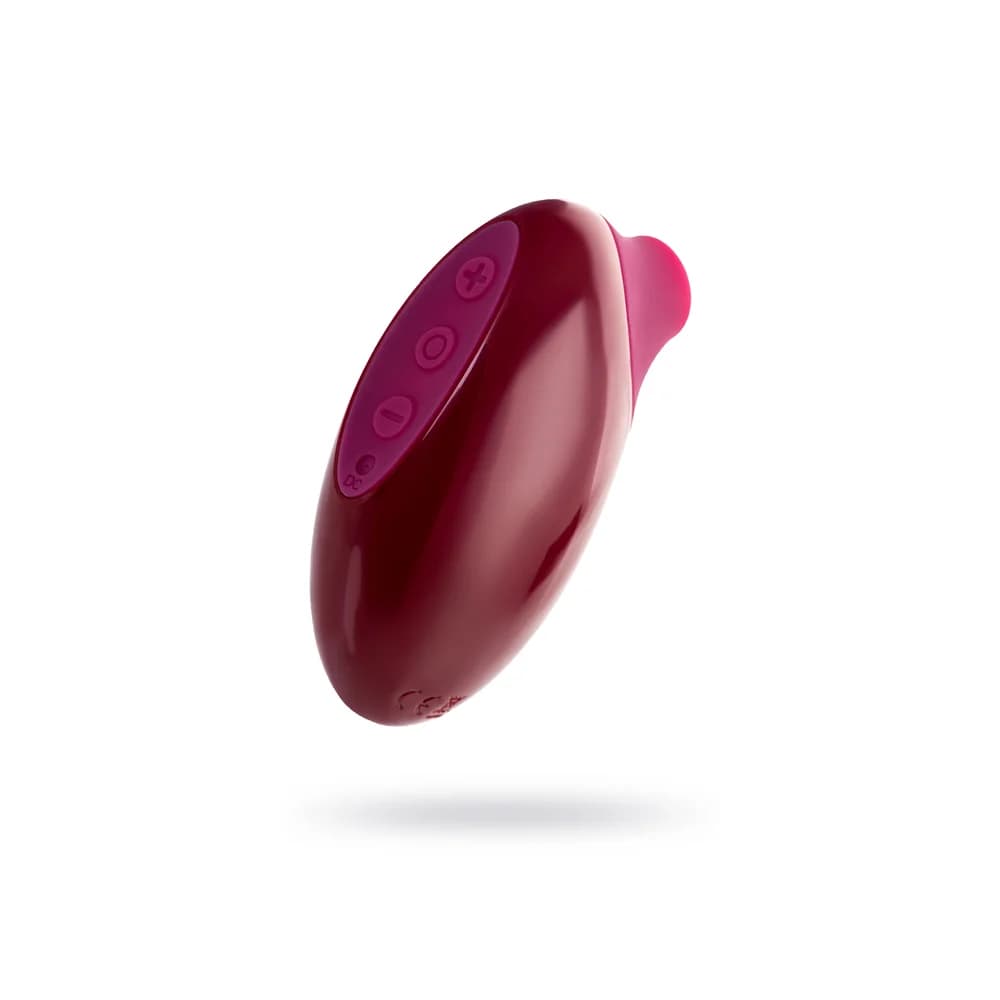 A-Toys by TOYFA Myrty Vakumlu Klitoral Uyarıcı Mastürbatör Bordo 9.8 cm
