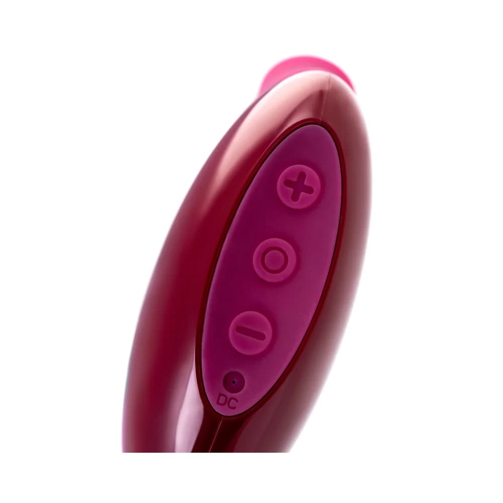 A-Toys by TOYFA Myrty Vakumlu Klitoral Uyarıcı Mastürbatör Bordo 9.8 cm thumbnail 12